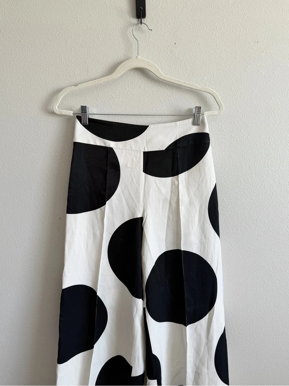 NEW Zara Polka Dot Wide Leg Pants Size Small